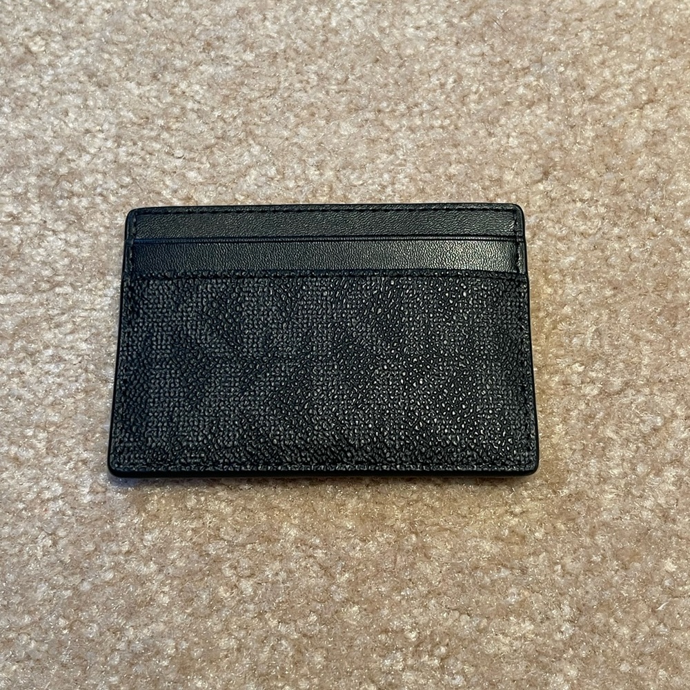Michael Kors -Black Leather Card Holder